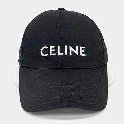 Pre Owned Celine Black Cotton Polyester Cap