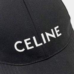 Pre Owned Celine Black Cotton Polyester Cap