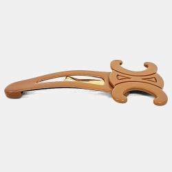 مملوكة مسبقًا Céline Triomphe Large Snap Hair Clip