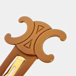 مملوكة مسبقًا Céline Triomphe Large Snap Hair Clip