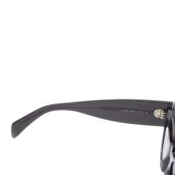 Pre Owned Celine Black/ Grey CL41446/S Zoe Square Sunglasses 