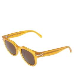 Céline Honey Gold/ Brown CL 41080/S Frida Round Sunglasses