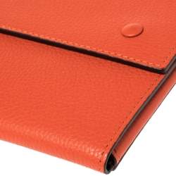 Pre Owned Celine Orange Leather iPad Cover