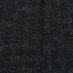 Celine Graphite Logo Monogram Cotton Scarf