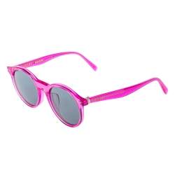 Celine Transparent Fuchsia/Grey CL40010U Round Sunglasses
