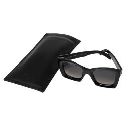 Celine Black Polarized CL401301 Square Sunglasses 