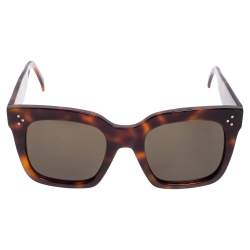 Celine Brown Havana/ Green CL41076/S Tilda Square Sunglasses