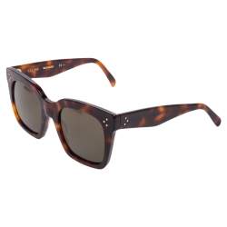 Celine Brown Havana/ Green CL41076/S Tilda Square Sunglasses