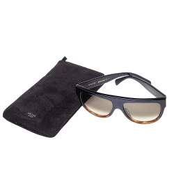 Pre Owned Celine Two Tone/ Grey Gradient CL 41026 Rectangle Sunglasses