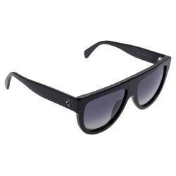 Pre Owned Celine Black/Blue Gradient CL4001IN Shadow Polarized Sunglasses