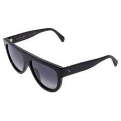 Pre Owned Celine Black/Blue Gradient CL4001IN Shadow Polarized Sunglasses