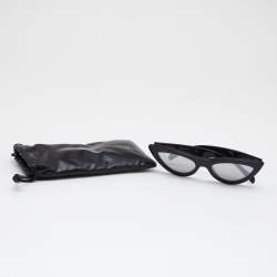 Pre Owned Celine Black CL400191 Cat Eye Mirrored Sunglasses