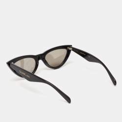 Pre Owned Celine Black Grey CL400191 Cat Eye's Sunglasses