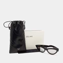 Pre Owned Celine Black Grey CL400191 Cat Eye's Sunglasses