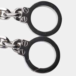 Celine Handcuff Silver Tone Chain Necklace