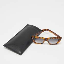 Pre Owned Celine Havana Tortoise CL401871 Cat Eye Sunglasses