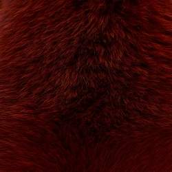 Celine Brown Fox Fur Scarf