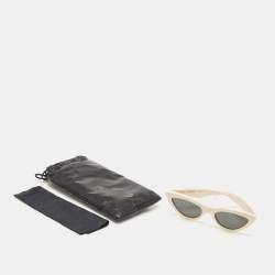 Celine Cream Acetate Cat Eye Sunglasses