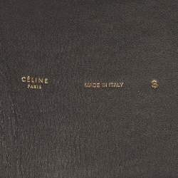 Pre Owned Celine Black Leather Wide Waist Belt S