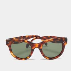 Pre Owned Celine Brown Tortoiseshell CL400031Audrey Wayfarer Sunglasses