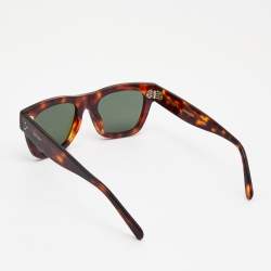 Pre Owned Celine Brown Tortoise CL400091 Aviator Sunglasses