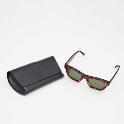 Pre Owned Celine Brown Tortoise CL400091 Aviator Sunglasses