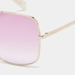 CELINE Purple/Gold Gradient CL41808/S Square Sunglasses