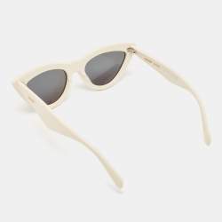 Pre Owned Celine Green/Ivory CL4019IN Cat Eye Sunglasses