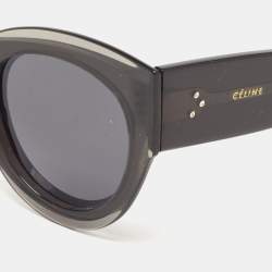 مملوكة مسبقًا Celine Black Cl41447S Round Tinted Sunglasses