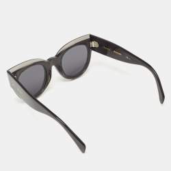 مملوكة مسبقًا Celine Black Cl41447S Round Tinted Sunglasses
