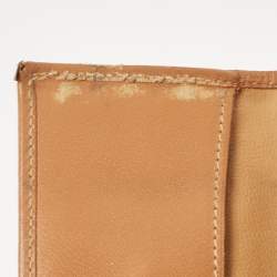Celine Beige/Brown Macadam Coated Canvas and Leather Keyring Case