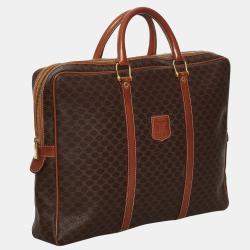 Celine Brown Macadam Briefcase