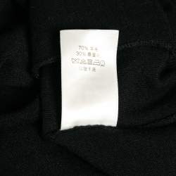 Celine Navy Blue Wool Blend Button Front Cardigan XS
