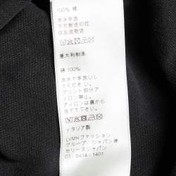 Pre Owned Celine Black Show Invitation 'Labyrinth' Print Cotton T-Shirt S