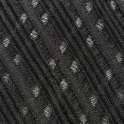 Pre Owned Celine Black Knit Viscose Blend Bandage Dress L