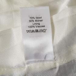 Pre Owned Celine Blue Wool Single Breasted Blazer M