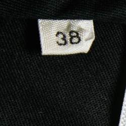 Pre Owned Celine Black Wool High Waist Tapered Trousers M