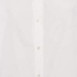 Celine White Cotton Button Front Shirt M