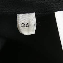 Pre Owned Celine Black Leather Doble Breasted Jacket S