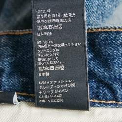 Celine Blue Washed Denim Dylan Flared Jeans M Waist 28"