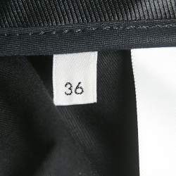 Celine Black Wool Pleated Shorts S