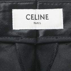 Celine Black Wool Pleated Shorts S