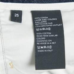 Celine Blue Wash Denim Trapeze Mini Skirt S Waist 25"