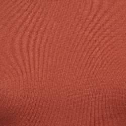 مملوكة مسبقًا Celine Orange Cashmere Knit Turtle Neck Top M