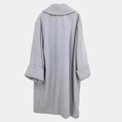 Celine Light Blue Wool Temple Coat Size 36