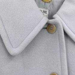 Celine Light Blue Wool Temple Coat Size 36