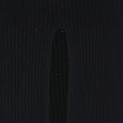 Pre Owned Celine Navy Blue Wool Rib Knit Dress S