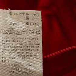 Pre Owned Celine Red Satin Corset Mini Dress M