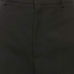 Celine Black Gabardine Culottes Trouser S