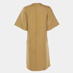 Pre Owned Celine Beige Cotton Dress M